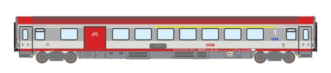 Lemke Collection 198180 - N - Halbgepäckwagen 1.Kl., ÖBB, Ep. VI - Wagen 1